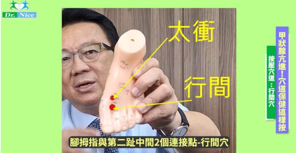 甲狀腺亢進？穴道保健這樣按！截圖/Dr.Nice陳潮宗中醫