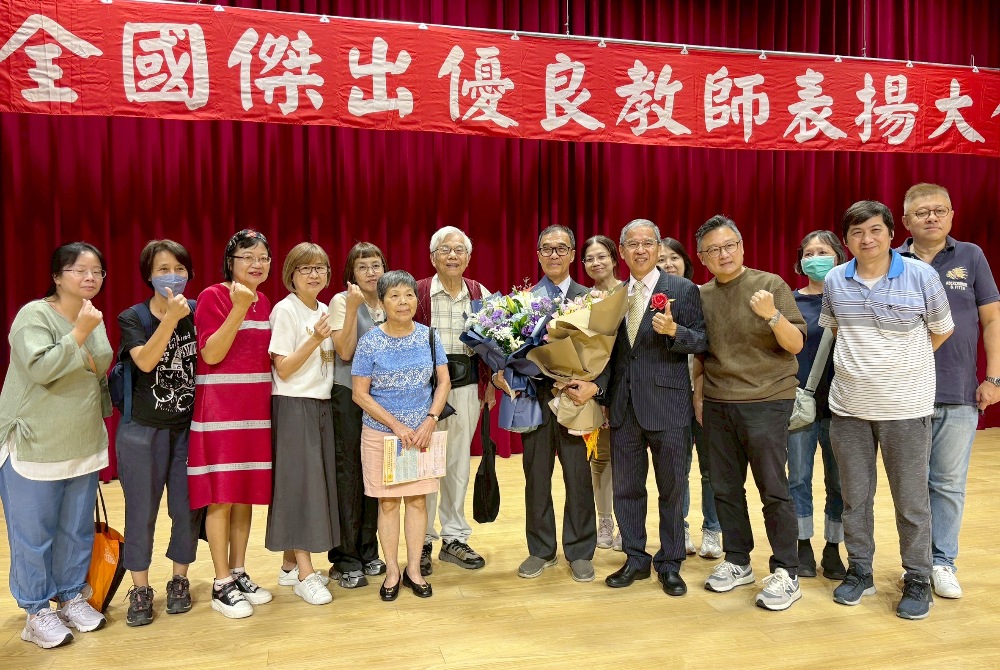 南華高中董事長何焱銘獲私校教育最高榮譽弘道獎      致力拔尖扶弱助清寒生翻身