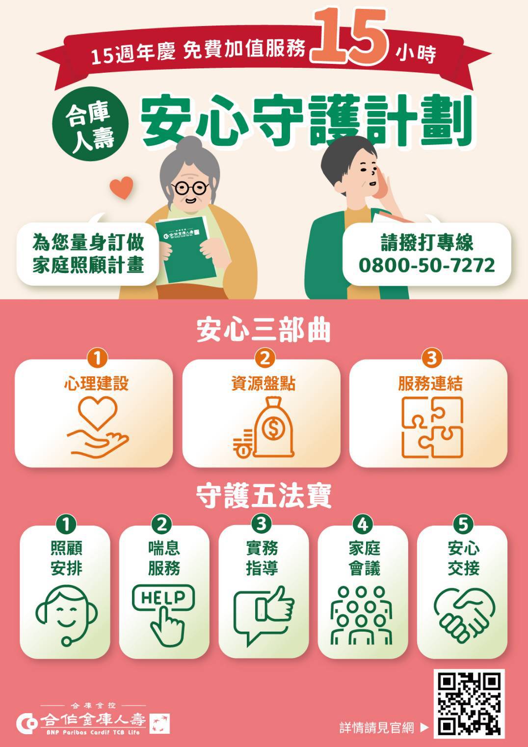 合庫人壽穩健經營 　持續捐助3,300萬元支持家庭照顧者